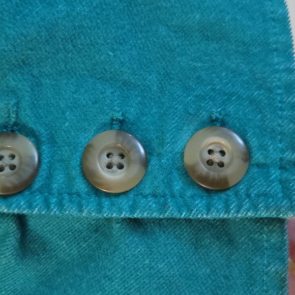 Sundance Catalog Vintage Teal Turquoise Blazer, M - Picture 6 of 6